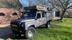 Land Rover Defender 130 met daktent, Te koop, Zilver of Grijs, Diesel, Overige carrosserieën