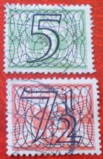 Nederland - 5 en 7,5 Cent, Postzegels en Munten, Postzegels | Nederland, Verzenden, T/m 1940, Gestempeld