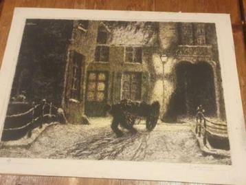 Ets van Man met trekkar in Mechelen. Nr 64. Albert Geudens beschikbaar voor biedingen