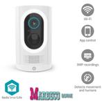 SmartLife buitencamera, Accu, Wi-Fi, Spotlight, 3MP Full HD, Ophalen of Verzenden, Nieuw, Overige merken