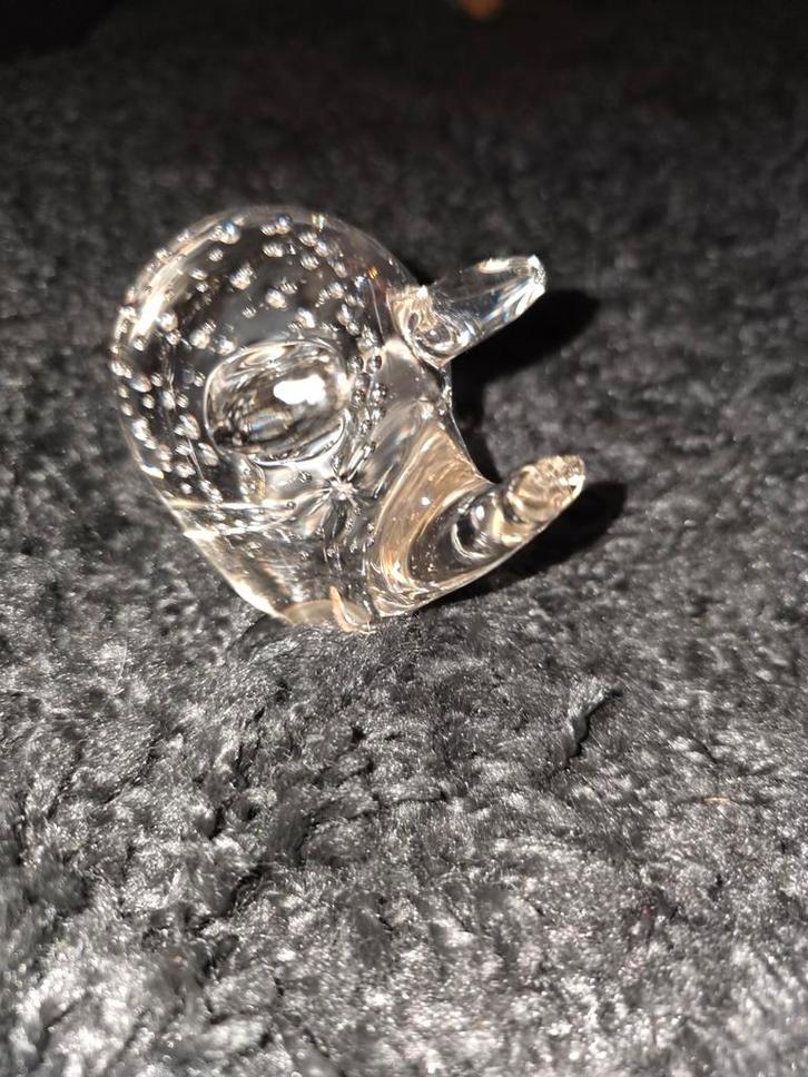 Glazen Varken Presse-papier - Vintage 1980s, Antiek en Kunst, Antiek | Glas en Kristal, Ophalen of Verzenden