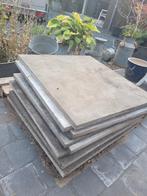 Chinese leisteen 80 x80cm sommige zijn 80 x 73, Tuin en Terras, Tegels en Klinkers, Ophalen, Gebruikt, Terrastegels, Natuursteen
