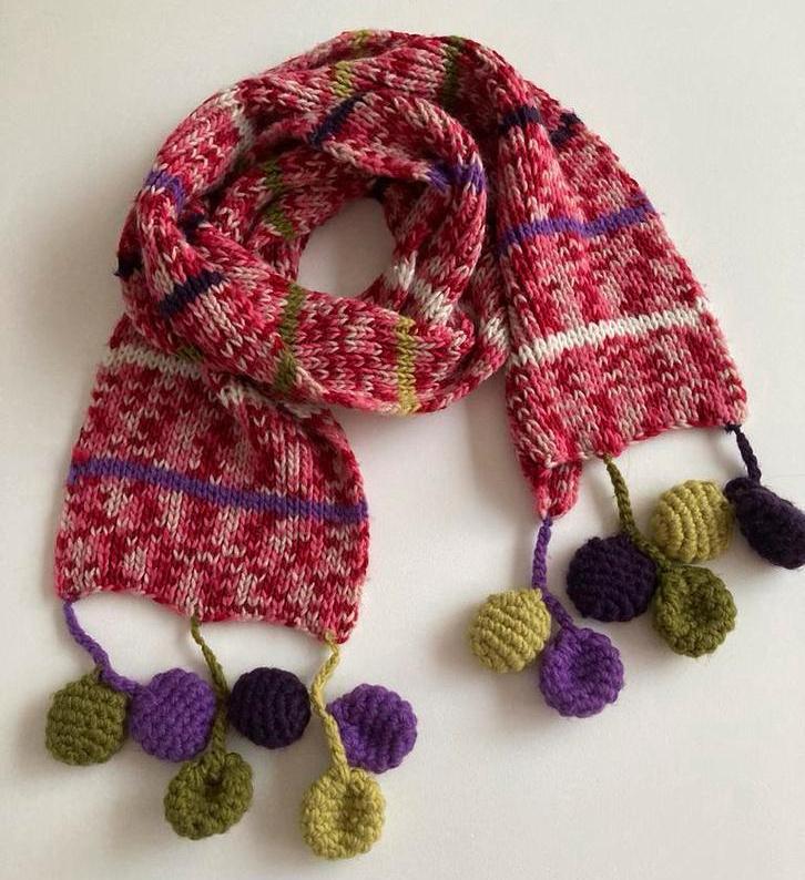 Boho Sjaal met gehaakte details, Kleding | Dames, Mutsen, Sjaals en Handschoenen, Gedragen, Sjaal, Ophalen of Verzenden