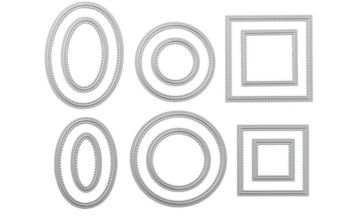 Stampin' Up! Stitched Shapes stansmallen, Hobby en Vrije tijd, Kaarten | Zelf maken, Zo goed als nieuw, Pons of Mal, Overige thema's