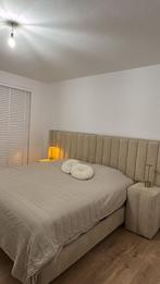 Luxe Teddy Bed, Huis en Inrichting, Slaapkamer | Bedden, Ophalen, Beige, Tweepersoons, Zo goed als nieuw