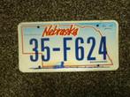 Kentekenplaat licenseplate Nebraska Chuck Wagon USA, Verzenden, Gebruikt, Auto's