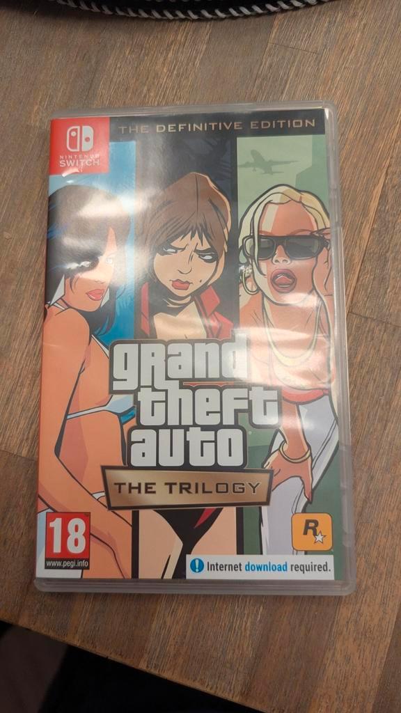 GTA Trilogy - Nintendo Switch, Spelcomputers en Games, Games | Nintendo Switch, Zo goed als nieuw, Avontuur en Actie, 1 speler