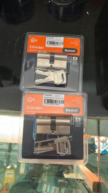 Cilinder buitendeur anti boor anti slagpick NF2 beschikbaar voor biedingen