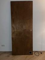 MOET WEG! Multiplex bureaublad 4cm dik met stekkerdoos, Ophalen, Gebruikt