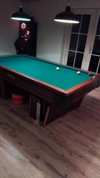 Biljarttafel met toebehoren - laken zo goed als nieuw!, Ophalen of Verzenden, Zo goed als nieuw, Biljarttafel