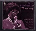 2 CD Ella Fitzgerald – 28 Great Songs, Ophalen of Verzenden, 1980 tot heden, Zo goed als nieuw, Jazz