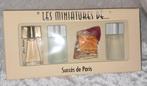 Luxe parfum miniaturen set van Succes de paris, Ophalen of Verzenden, Zo goed als nieuw, Miniatuur, Gevuld
