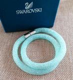 Swarovski Stardust armband / ketting - Mint blauw, Sieraden, Tassen en Uiterlijk, Armbanden, Blauw, Ophalen of Verzenden, Zo goed als nieuw