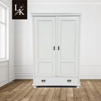 Landelijke klassieke kast, tweedeurskast,linnenkast, legkast