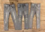 3 grijze spijkerbroeken jeans merk Hema maat 122 skinny fit, Kinderen en Baby's, Kinderkleding | Maat 122, Broek, Gebruikt, Ophalen of Verzenden