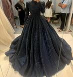 Blauwe Hennajurk, Kleding | Dames, Trouwkleding en Trouwaccessoires, Ophalen of Verzenden, Zo goed als nieuw, Blauw, Trouwjurk