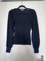 MELTING zwarte ballon pof mouwen rib longsleeve top mt S, Kleding | Dames, Tops, Zwart, Ophalen of Verzenden, Zo goed als nieuw