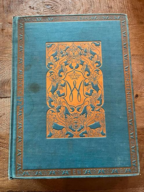 Antieke boek konigin wilhelmina, Antiek en Kunst, Antiek | Boeken en Bijbels, Ophalen of Verzenden