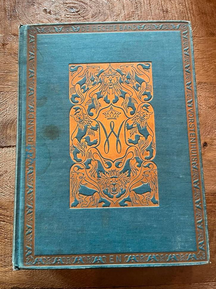 Antieke boek konigin wilhelmina, Antiek en Kunst, Antiek | Boeken en Bijbels, Ophalen of Verzenden