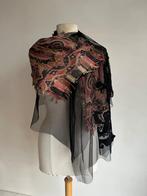 etro sjaal pauw paisley zwart, Kleding | Dames, Mutsen, Sjaals en Handschoenen, Etro, Maat 46/48 (XL) of groter, Nieuw, Ophalen of Verzenden