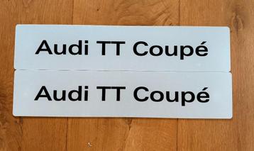 Audi TT Coupé … dealerplaat / naamplaat beschikbaar voor biedingen