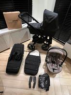 Dubatti two kinderwagen zwart+autostoel Dubatti, Ophalen, Zo goed als nieuw, Overige merken