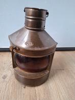 Koperen Scheepslamp - Prachtig Decoratief Stuk, Ophalen, Gebruikt, Binnenverlichting