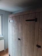 Grey wash/ white wash maatwerk kledingkasten massief hout, Ophalen of Verzenden, Nieuw