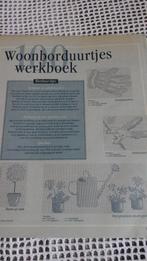 Woonborduurtjes werkboek, patronen, Ophalen of Verzenden, Zo goed als nieuw, Handborduren, Patroon
