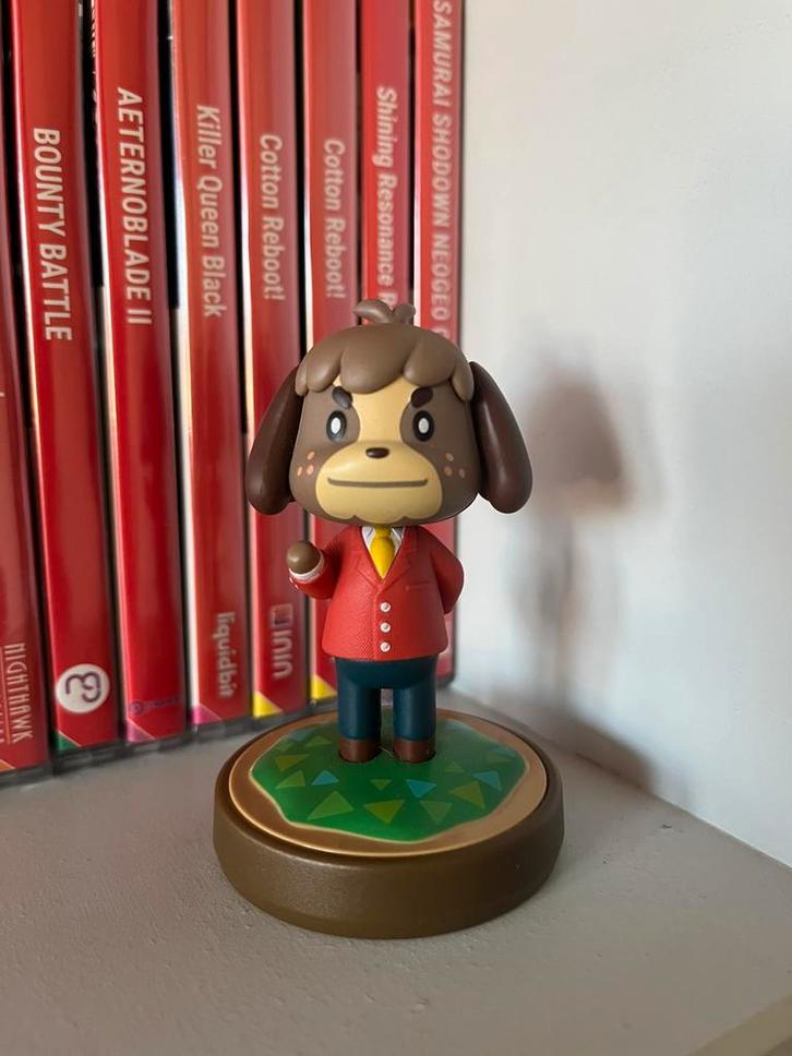 Amiibo Digby (Animal Crossing), Spelcomputers en Games, Games | Nintendo Switch, Zo goed als nieuw, Overige genres, 1 speler, Vanaf 3 jaar