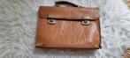 Laaks Brocante, vintage leren aktetas, Ophalen of Verzenden, Gebruikt, Bruin, Overige typen