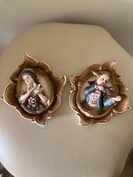 Vintage Wanddecoratie Set Keramiek, Ophalen of Verzenden