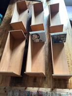 Houten CD rekken (Zelfgemaakt), Huis en Inrichting, Woonaccessoires | Cd- en Dvd-rekken, Ophalen, Gebruikt, 75 tot 150 discs, Cd's