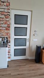 Witte binnendeur zgan, Doe-het-zelf en Verbouw, Deuren en Horren, Ophalen, Zo goed als nieuw, Binnendeur, 200 tot 215 cm