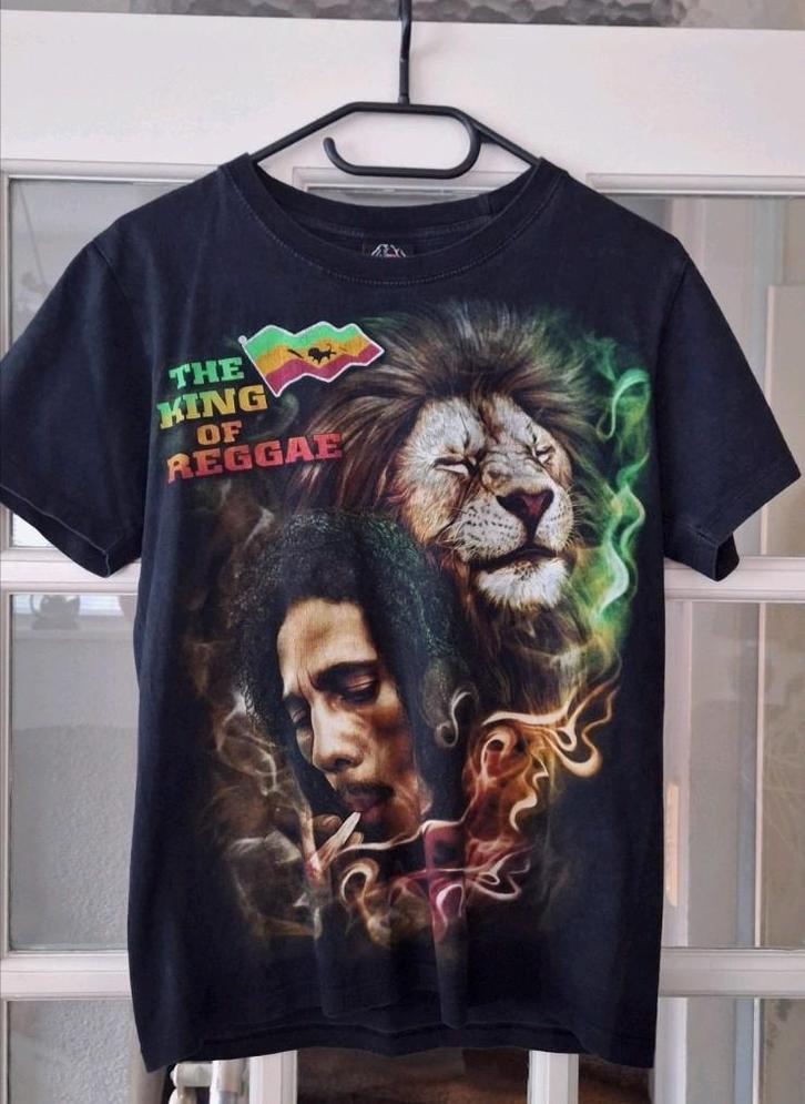 👕BOB MARLEY SHIRT INGST MT S👕, Kleding | Heren, T-shirts, Zo goed als nieuw, Maat 46 (S) of kleiner, Zwart, Ophalen of Verzenden