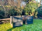 Cortenstaal plantenbak met bodem, 70x70x67 cm, Ophalen, Vierkant, Nieuw, Tuin
