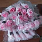32 Roze zeep bad rozen incl. 100 verpakking bloem zakken, Ophalen of Verzenden, Nieuw, Overige typen
