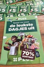Plus dagje uit vouchers 35 stuks, Verzamelen, Supermarktacties, Plus, Ophalen of Verzenden