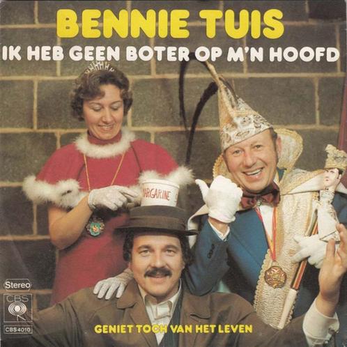 Single (1976) Bennie Thuis - Ik heb geen Boter op m'n Hoofd, Cd's en Dvd's, Vinyl | Nederlandstalig, Gebruikt, Levenslied of Smartlap