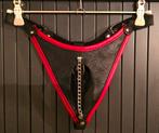 Echt leren string, Verzenden, Zwart, String