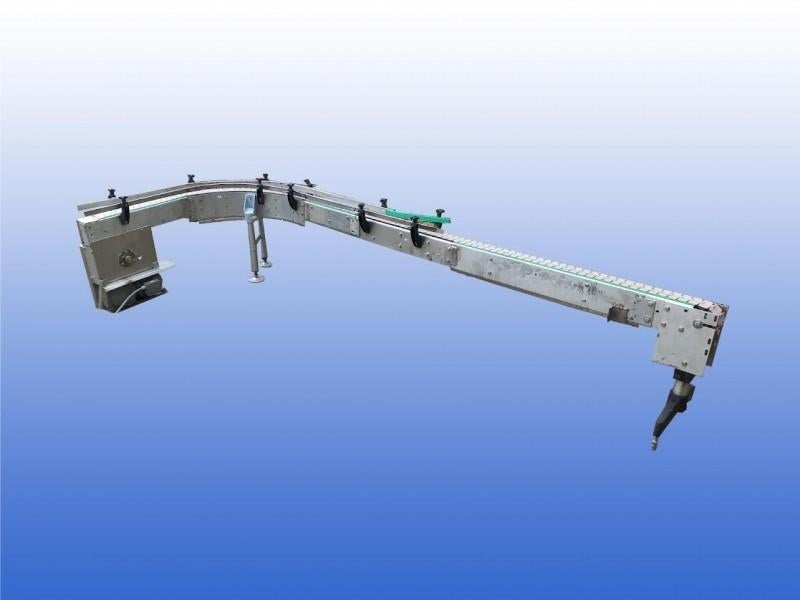 Transportband bocht gebruikt conveyor rollenbaan, Ophalen of Verzenden, Gebruikt