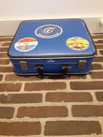 Vintage blauw KLM koffertje. Jaren 60/70 Retro., Antiek en Kunst, Curiosa en Brocante, Ophalen