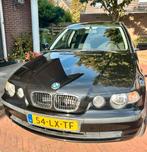 BMW 3 serie COMPACT 1.8 Ti AIRCO, CRUISE APK 30-09-2026 NAP, Auto's, BMW, 65 €/maand, 1250 kg, Zwart, 4 cilinders