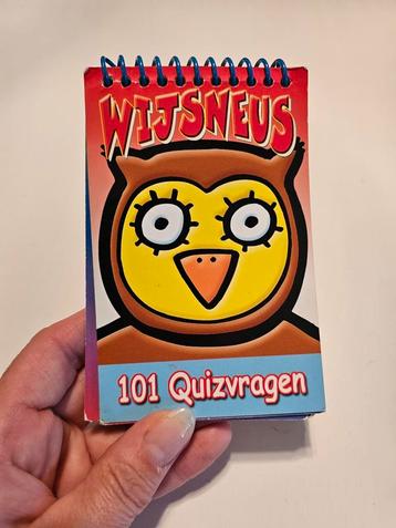  Wijsneus 101 Quizvragen Zakformaat Leuk voor onderweg beschikbaar voor biedingen