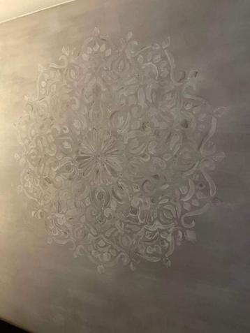 Mandala sjabloon wand stencil groot cirkel 110 cm diameter  beschikbaar voor biedingen