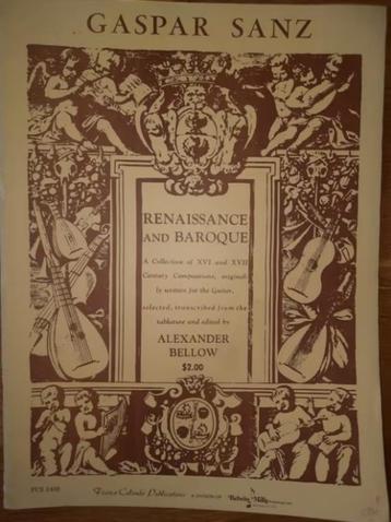 Gitaar: Gaspar Sanz-Renaissance and Baroque beschikbaar voor biedingen