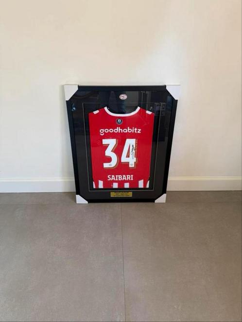 Matchworn + Gesigneerd PSV Shirt Ismael Saibari, Verzamelen, Sportartikelen en Voetbal, Nieuw, Shirt, PSV, Ophalen