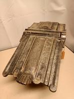 Antieke Gietijzeren Kolenkit - Grijs Emaille, Ophalen of Verzenden