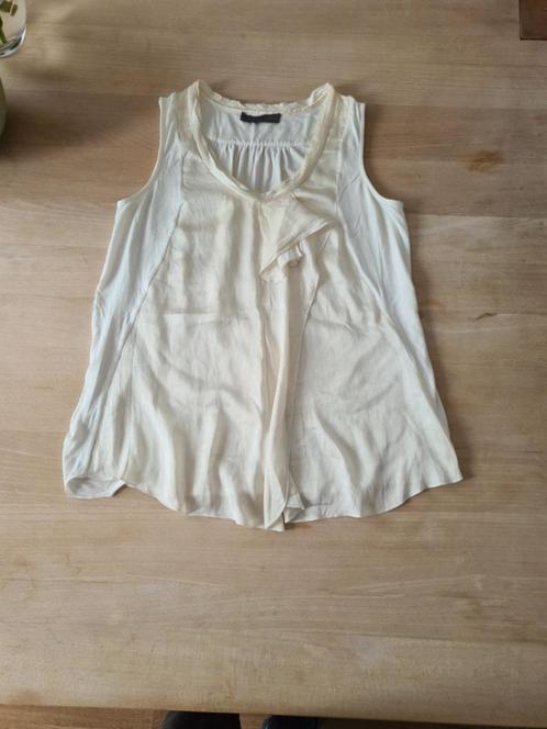 Prachtige zijde blouse/top FFC.Maat 36.Nieuw., Kleding | Dames, Blouses en Tunieken, Nieuw, Maat 36 (S), Wit, Verzenden