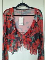 Nieuwe Pull & Bear doorzichtige bloemen blouse - XL, Nieuw, Maat 42/44 (L), Ophalen of Verzenden, Pull & Bear